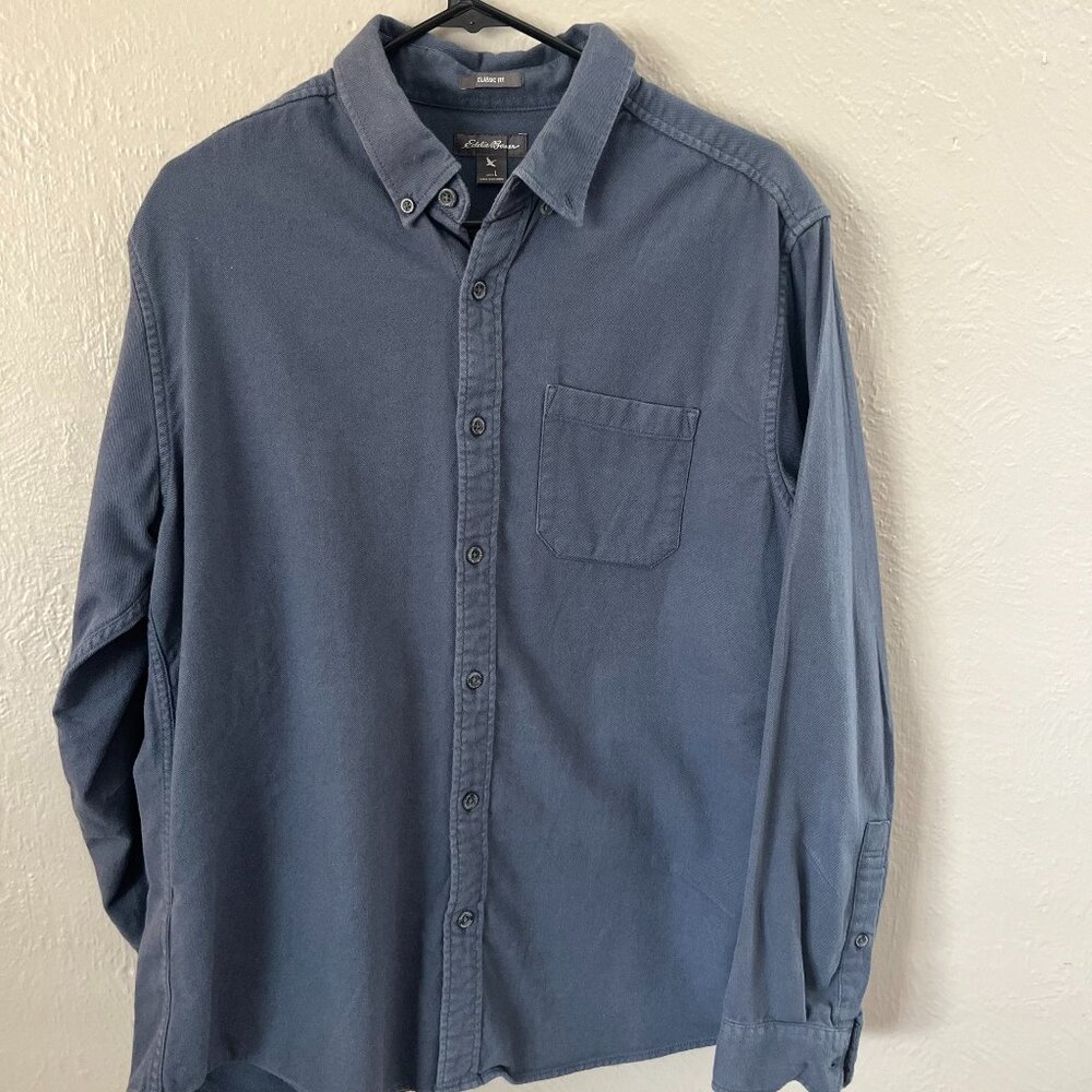 Blue Eddie Bauer Buttondown